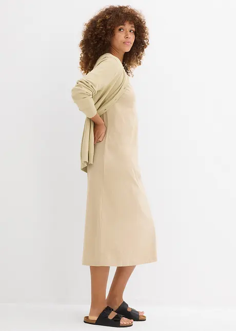 Jerseykleid aus reiner Bio-Baumwolle, bonprix