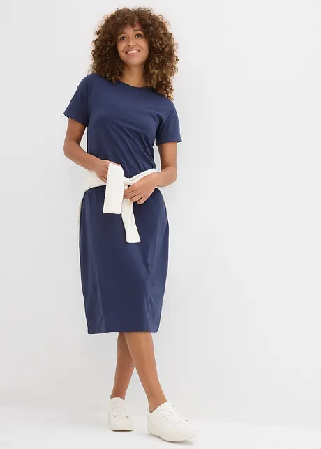 Jerseykleid aus reiner Bio-Baumwolle, bonprix