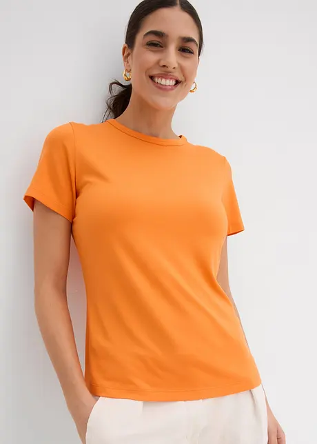 T-Shirt aus fließender Viskose, bonprix