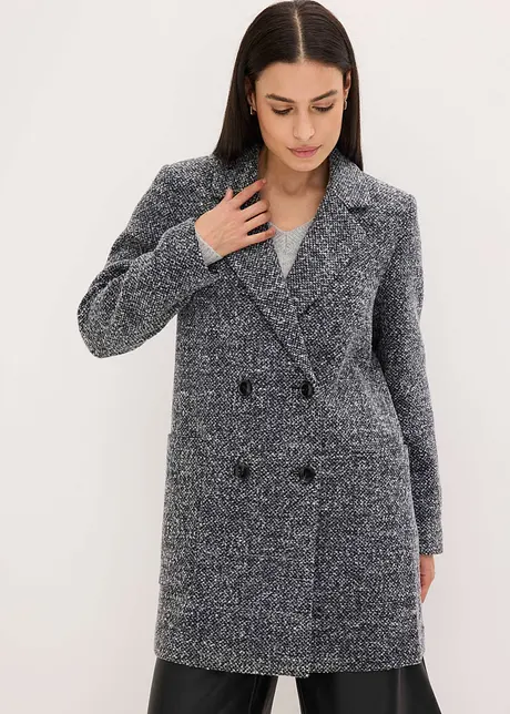 Manteau court aspect laine, bonprix