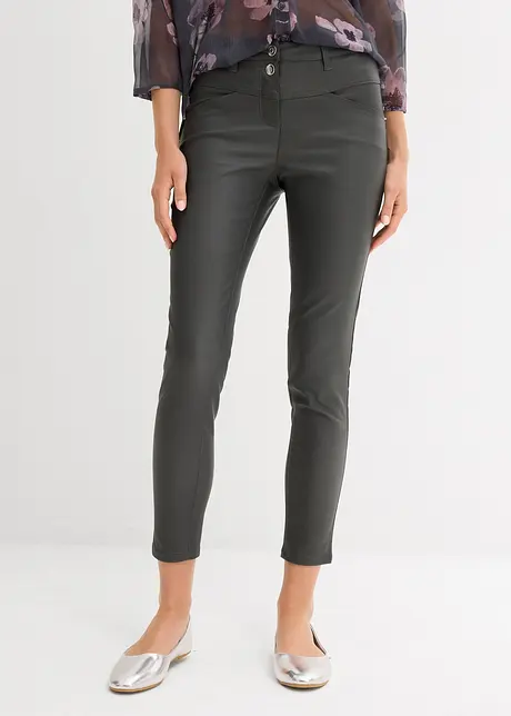 Stretch-Hose mit Glanzeffekt aus Viskose-Mix, bonprix