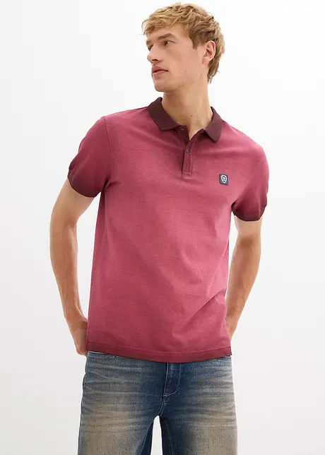 Piquè-Poloshirt in gewaschener Optik, bonprix