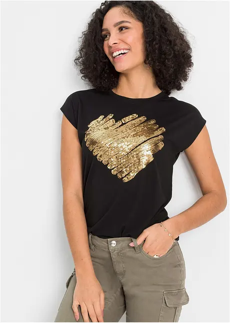 T-shirt en viscose mélangée, bonprix