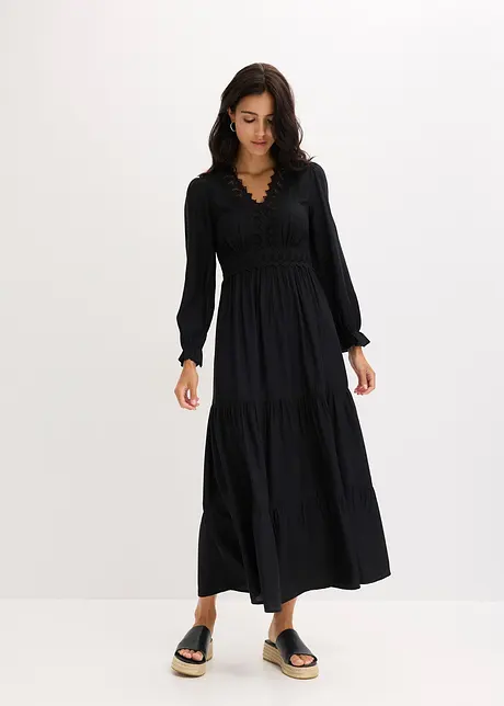 Maxikleid mit Spitze aus reiner Spitze, bonprix