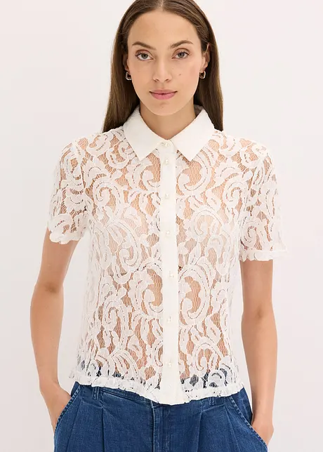 Spitzen-Bluse, bonprix