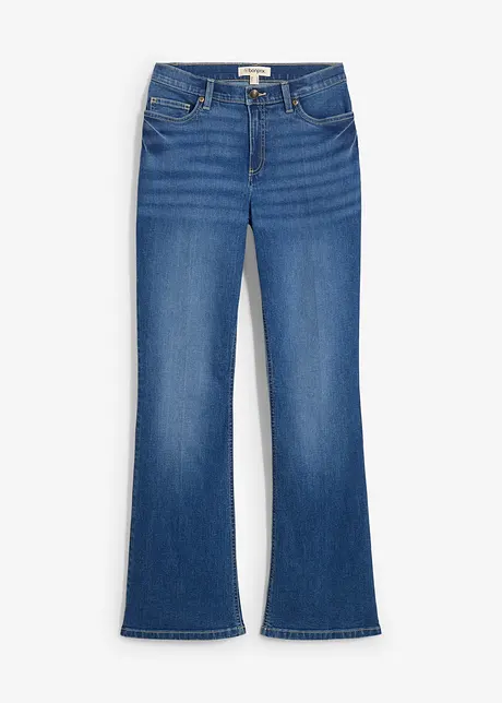 Bootcut-Jeans Mid Waist, bonprix