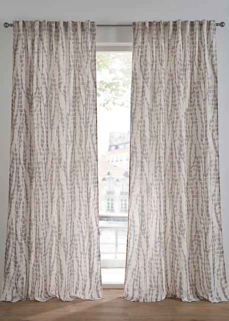 Gardine mit Druck (1er Pack), bonprix