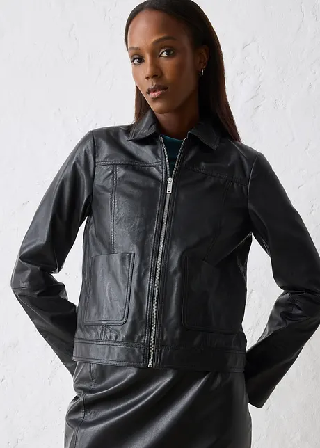 Lederjacke, bonprix
