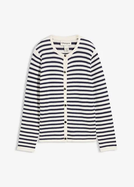 Strickjacke mit Seidenanteil, bonprix