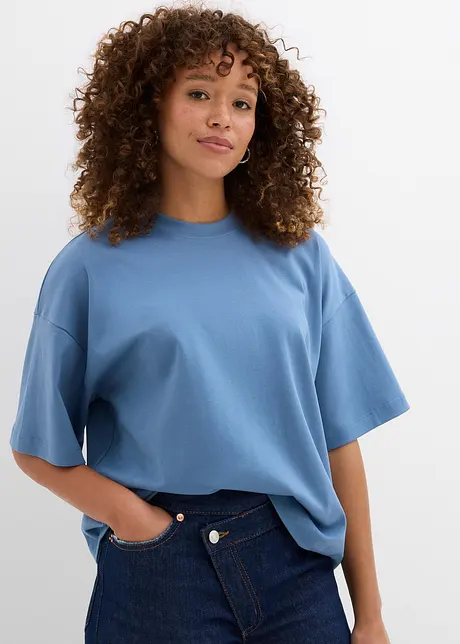 Oversize-Shirt aus reiner schwerer Bio-Baumwolle, bonprix
