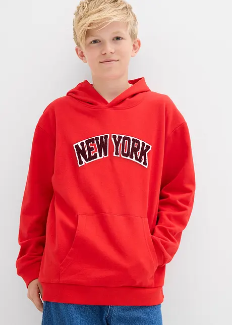 Sweat à capuche 100% coton, bonprix