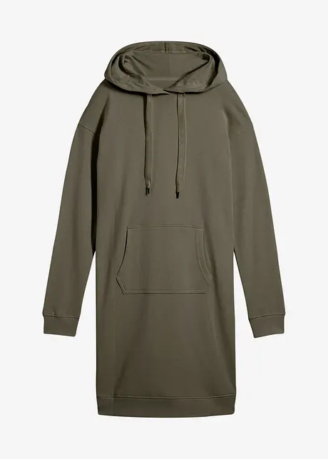 Sweatkleid aus reiner Baumwolle, bonprix