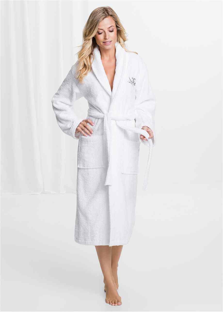 bademantel damen mit stickerei