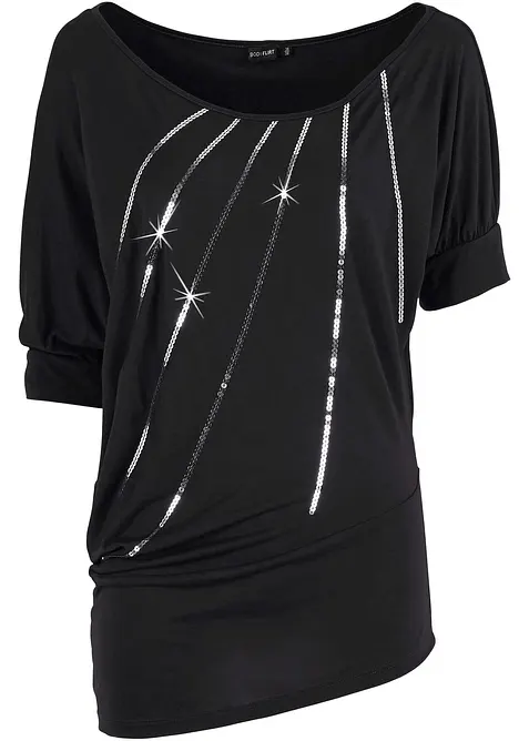 T-shirt fluide en viscose extensible, bonprix