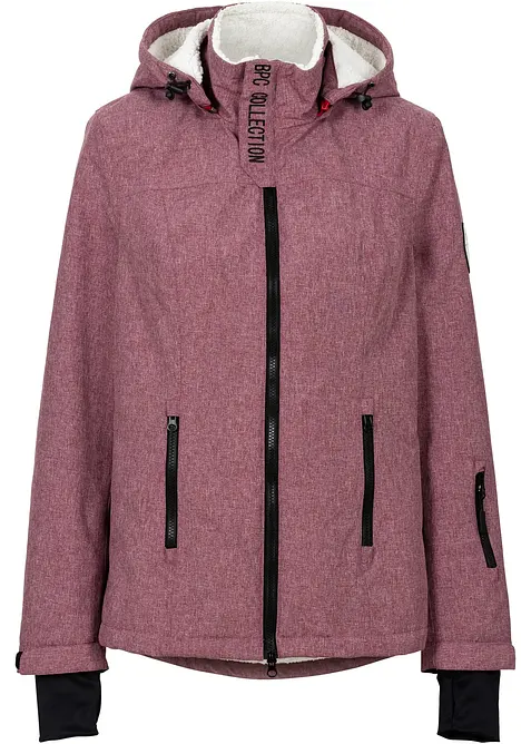 Veste outdoor fonctionnelle avec int&eacute;rieur polaire peluche, imperm&eacute;able, bonprix