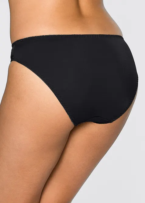 Slip mit zarter Stickerei (2er Pack), bonprix