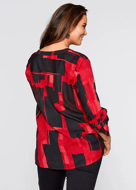 Chemisier long imprimé en mousseline, bonprix