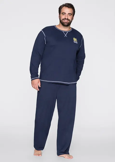 Pyjama 100% coton à manches longues, bonprix