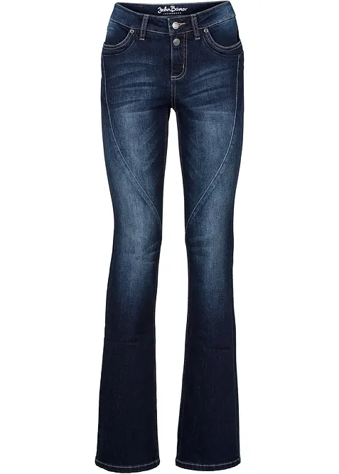 Bootcut Jeans Mid Waist, Stretch, bonprix