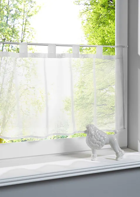 Scheibengardine aus leichtem Voile, bonprix