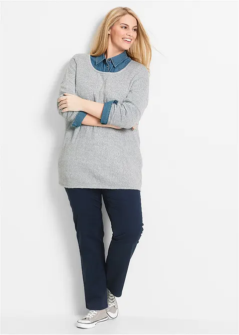 Twill Treggings aus elastischem Baumwoll-Mix, bonprix