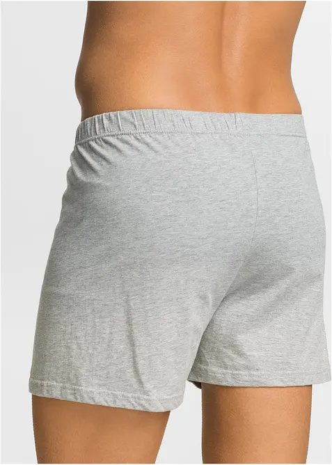 Lockere Jersey Boxershorts mit weicher Baumwolle (4er Pack), bonprix