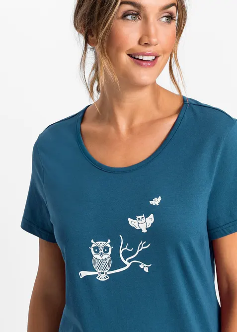 Capri Pyjama mit kurzen &Auml;rmeln, bonprix