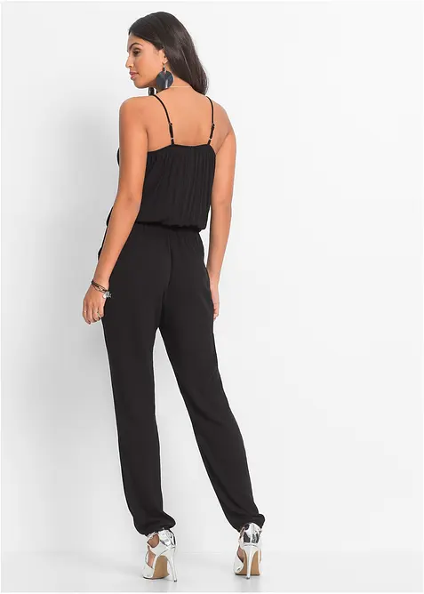 Jumpsuit aus strukturierter Viskose, bonprix
