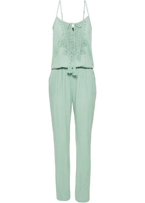 Jumpsuit aus strukturierter Viskose, bonprix