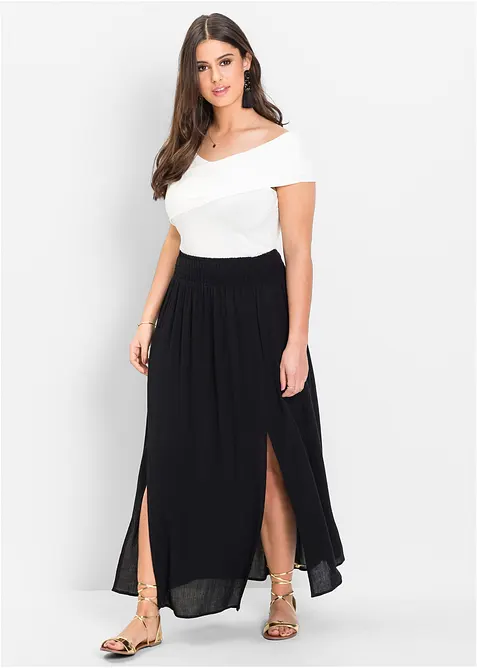 Jupe longue en viscose fluide, bonprix