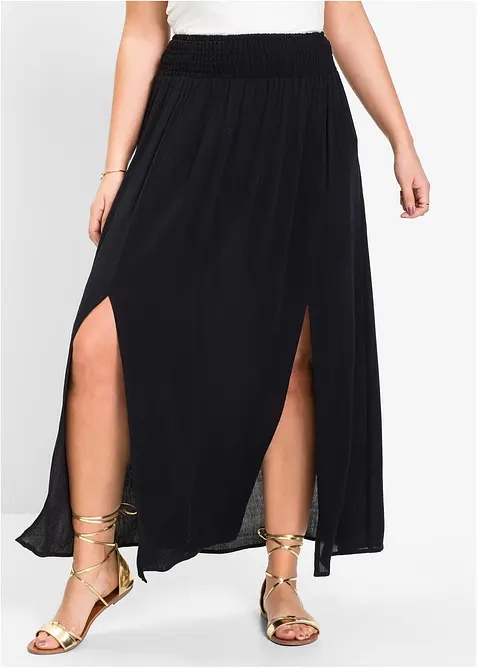 Jupe longue en viscose fluide, bonprix