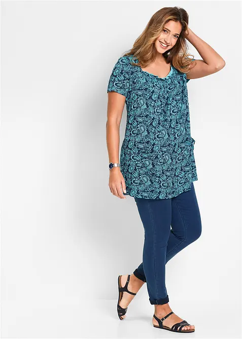 Shirt-Tunika, Kurzarm, bonprix