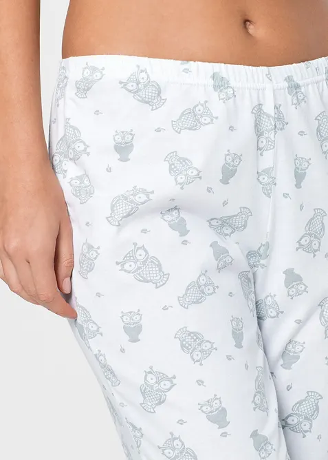 Capri Pyjama mit kurzen &Auml;rmeln, bonprix
