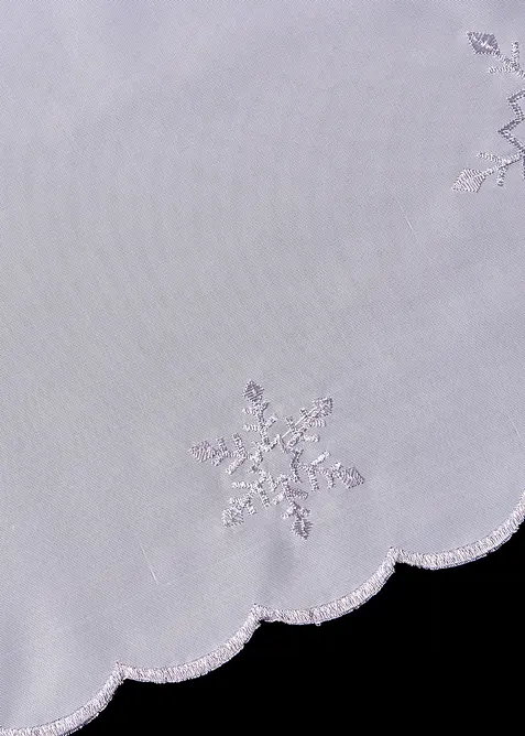 Brise-bise avec broderie hivernale, bonprix