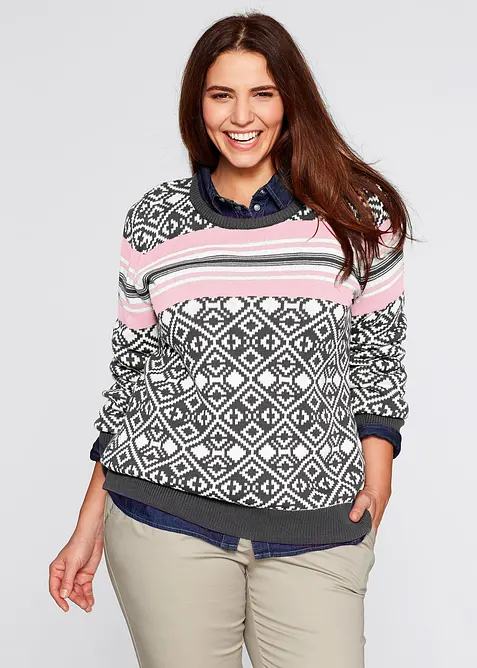 Norweger-Pullover, bonprix