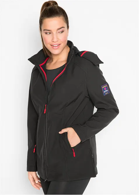 Veste softshell extensible, imperm&eacute;able, bonprix