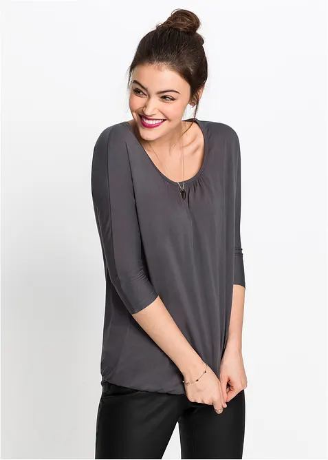 T-shirt oversize en viscose mélangée, bonprix