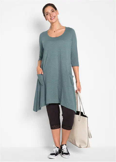 Capri-Leggings mit Spitzendetail, bonprix