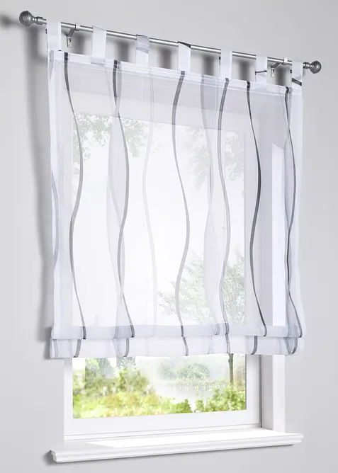 Store bateau avec imprimé vague, bonprix