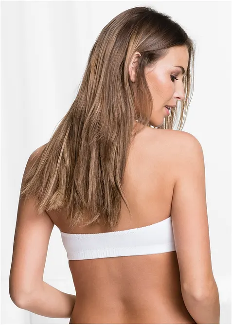 Bandeau BH mit Bio-Baumwolle (2er Pack), bonprix
