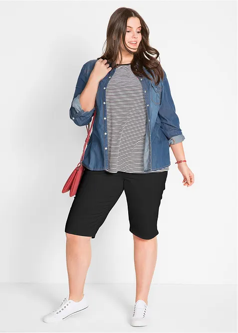 Stretch-Bermuda (2er Pack), bonprix