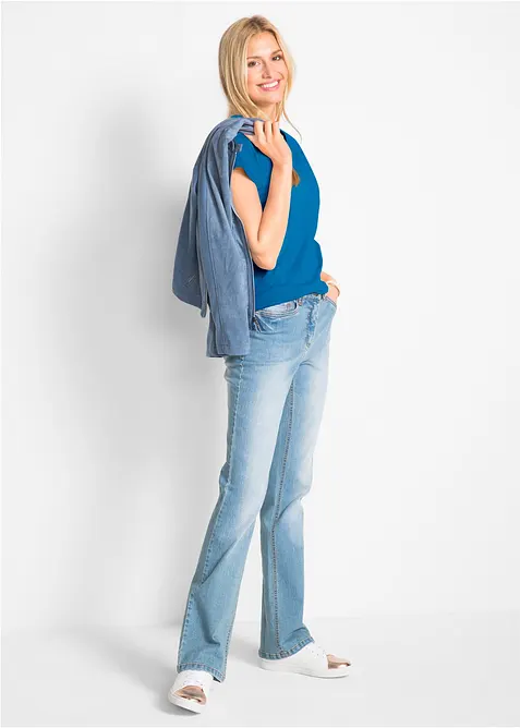 Rundhals-Shirt  (5er-Pack), bonprix