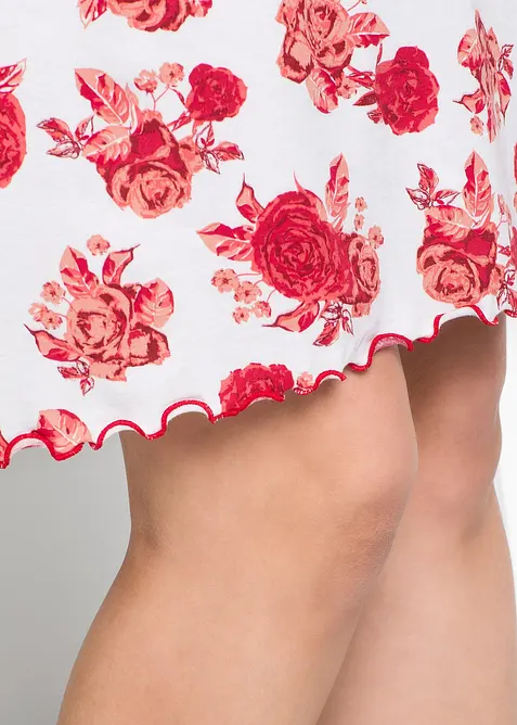 Kurzes Nachthemd aus softem Viskose-Mix, bonprix