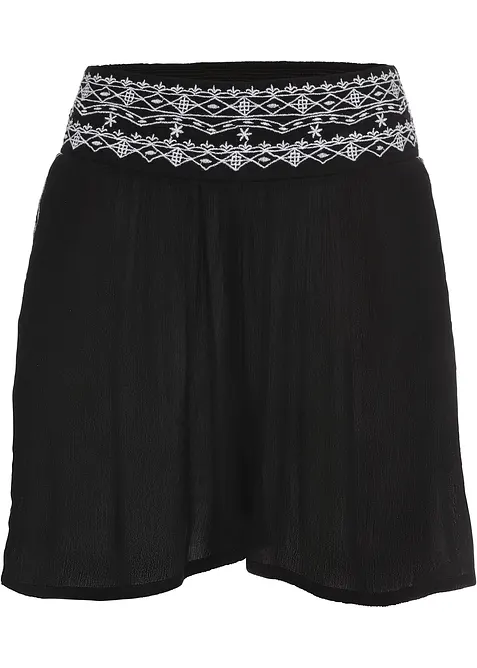 Crincle-Shorts aus fließender Viskose, bonprix