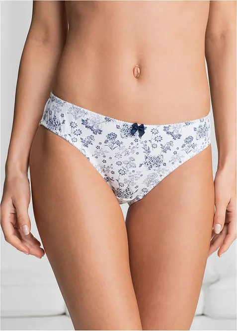 Lot de 3 slips coton, bonprix