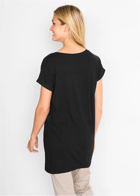 T-shirt long et boxy à manches courtes, bonprix