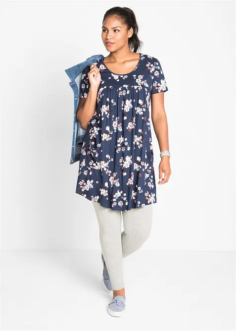 Kurzes Jerseykleid aus softem Viskose-Mix, bonprix