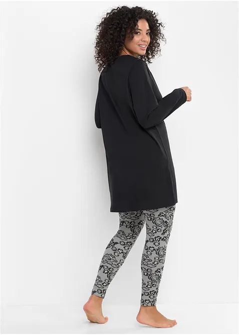 Pyjama mit Leggings, bonprix