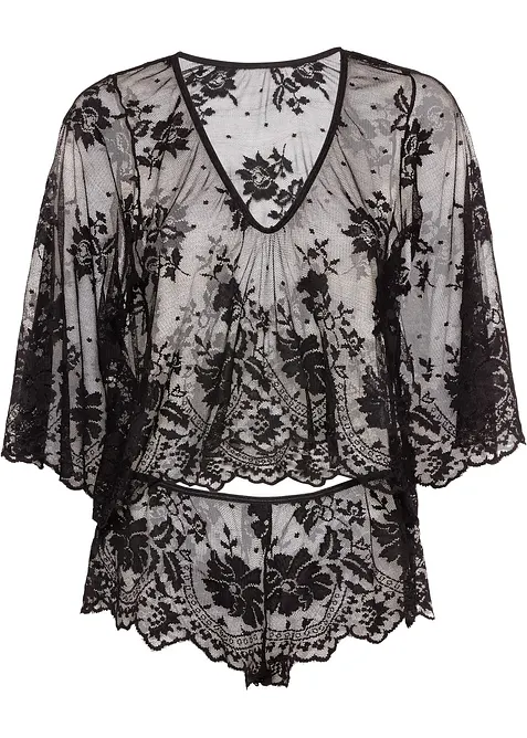 Top à manches longues + shorty (Ens. 2 pces.), bonprix