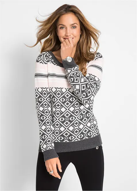 Norweger-Pullover, bonprix